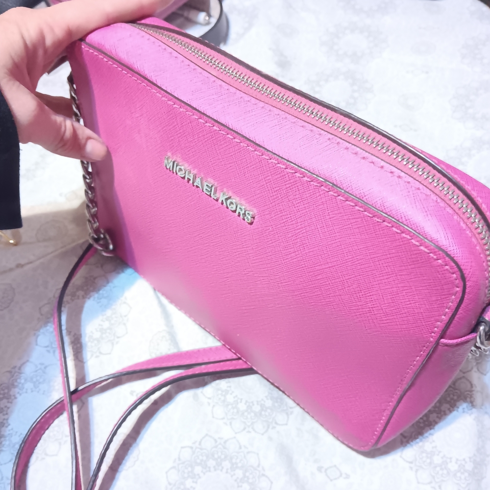 Michael Kors Fuchsia Crossbody Bag